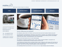 Tablet Screenshot of mobilespot-systems.com